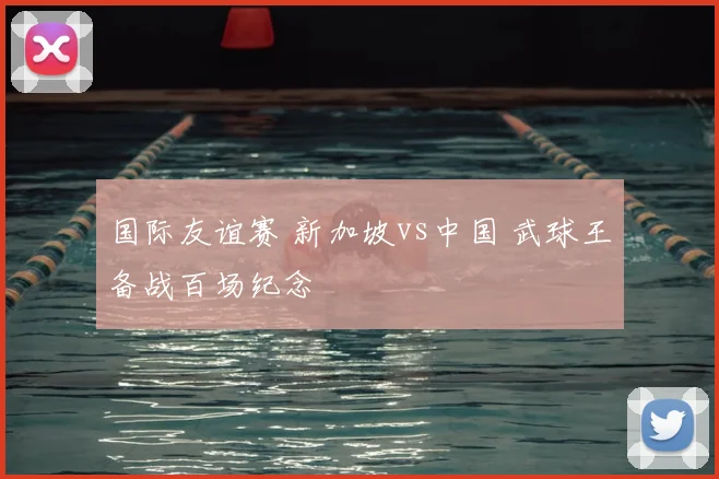 国际友谊赛 新加坡vs中国 武球王备战百场纪念