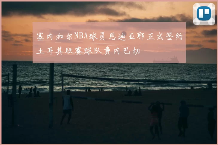 塞内加尔NBA球员恩迪亚耶正式签约土耳其联赛球队费内巴切